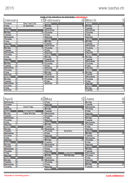semester planner template