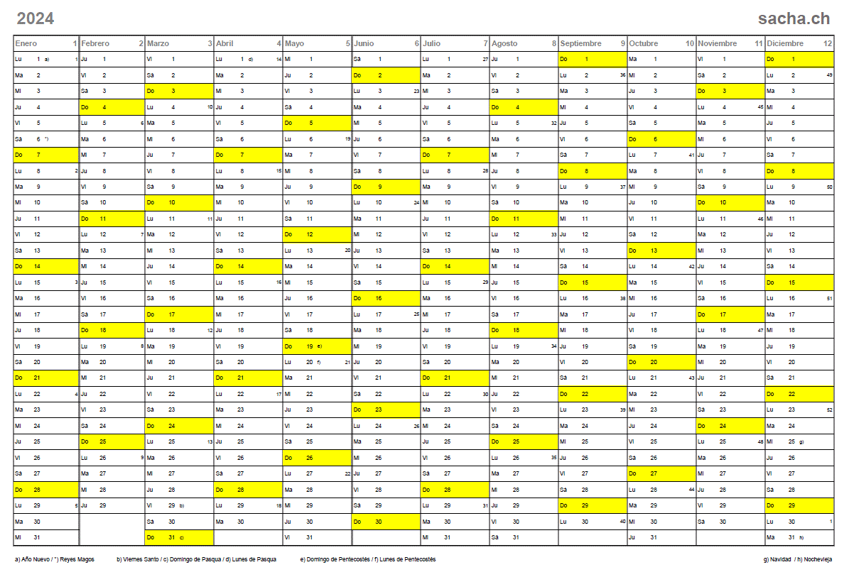 Planificador Año 2024